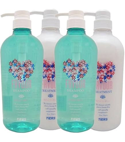 Amazon | 【4本セット】ティアーズ フェーバ ケラチンシャンプー 800ml